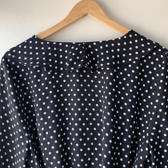 Black and white polka dot Blouse - Picture 8 of 8